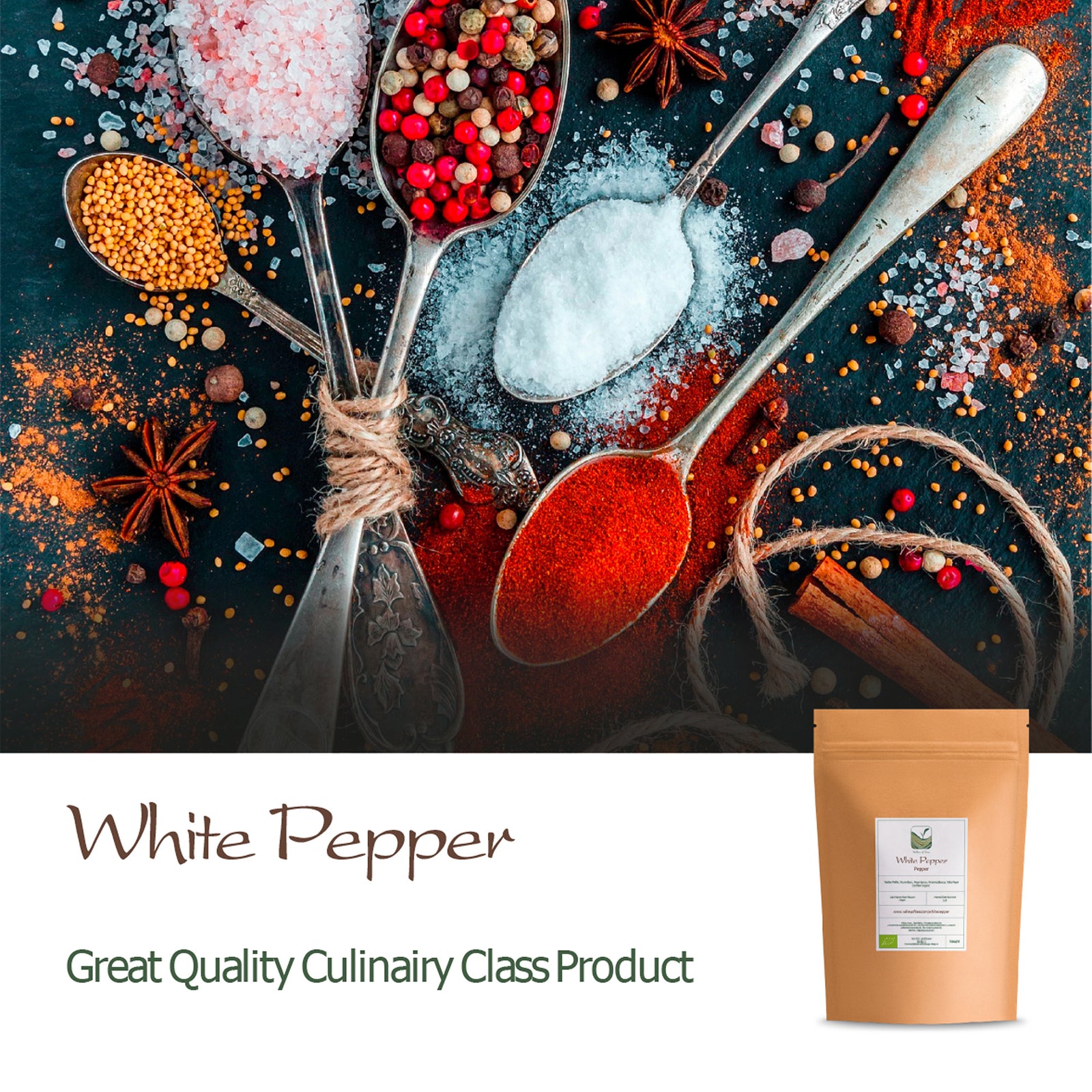 White Pepper 100g
