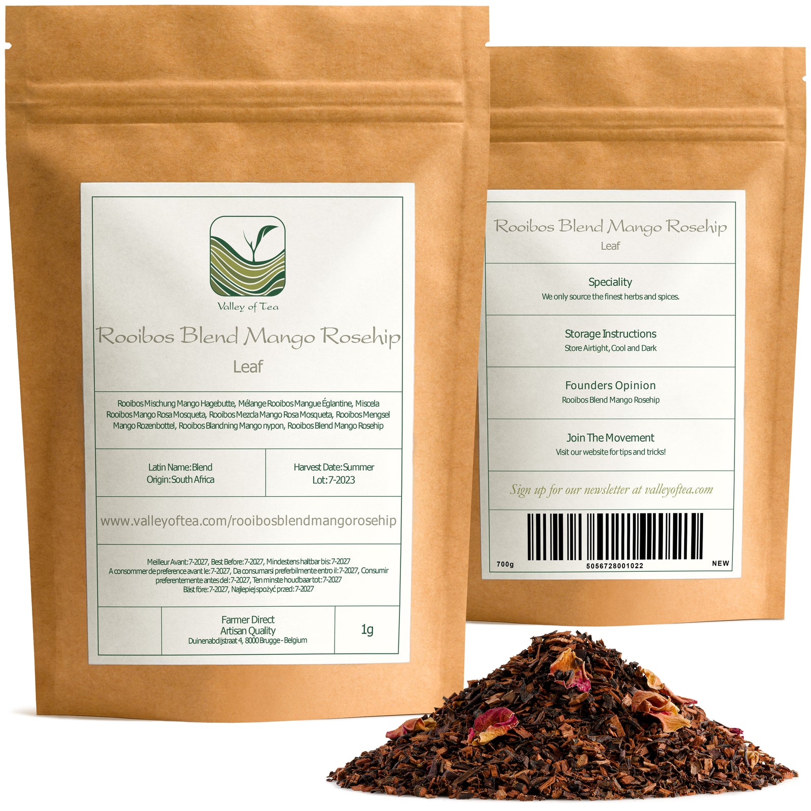 Rooibos Blend Mango Rosehip 100g