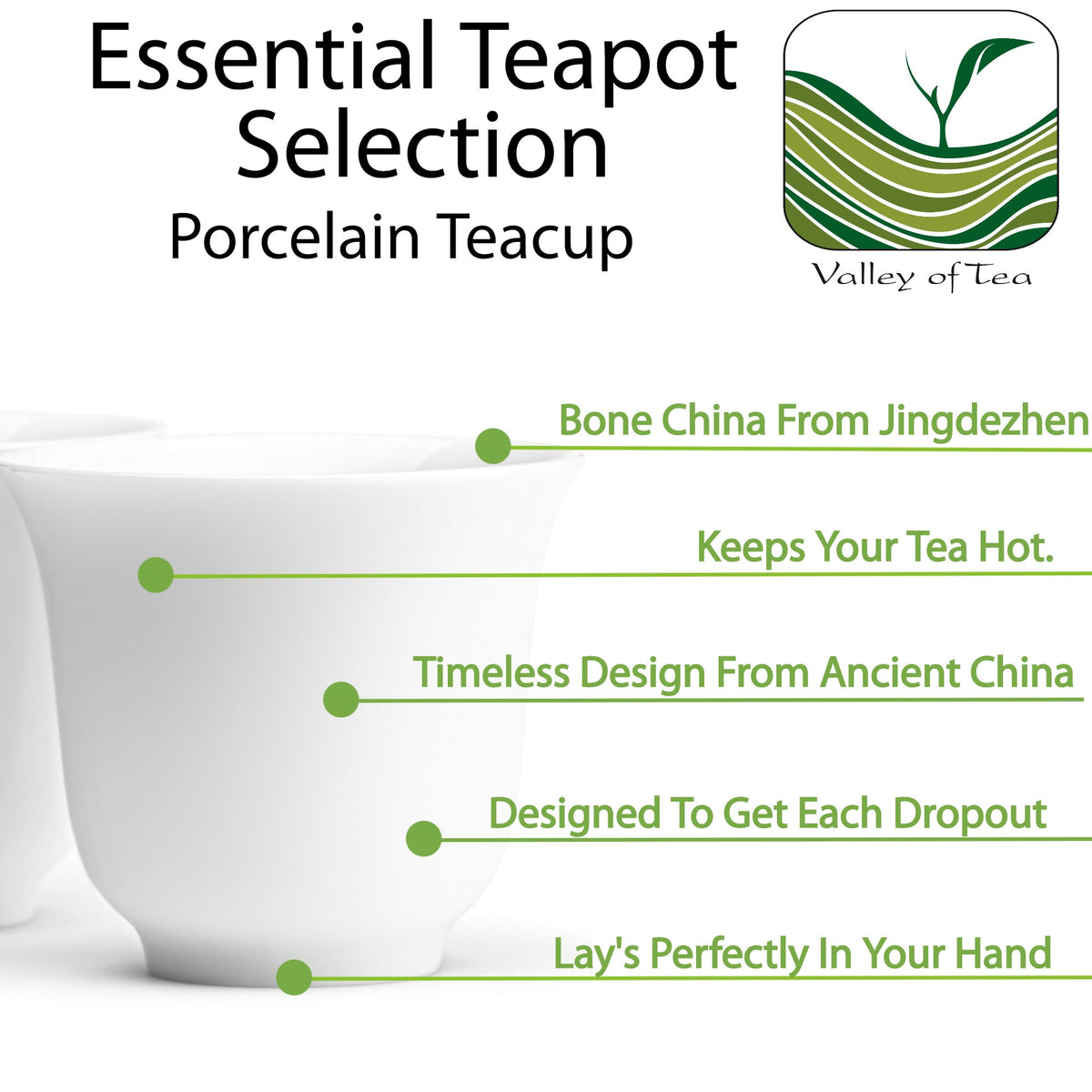Teacup Porcelain 1000g