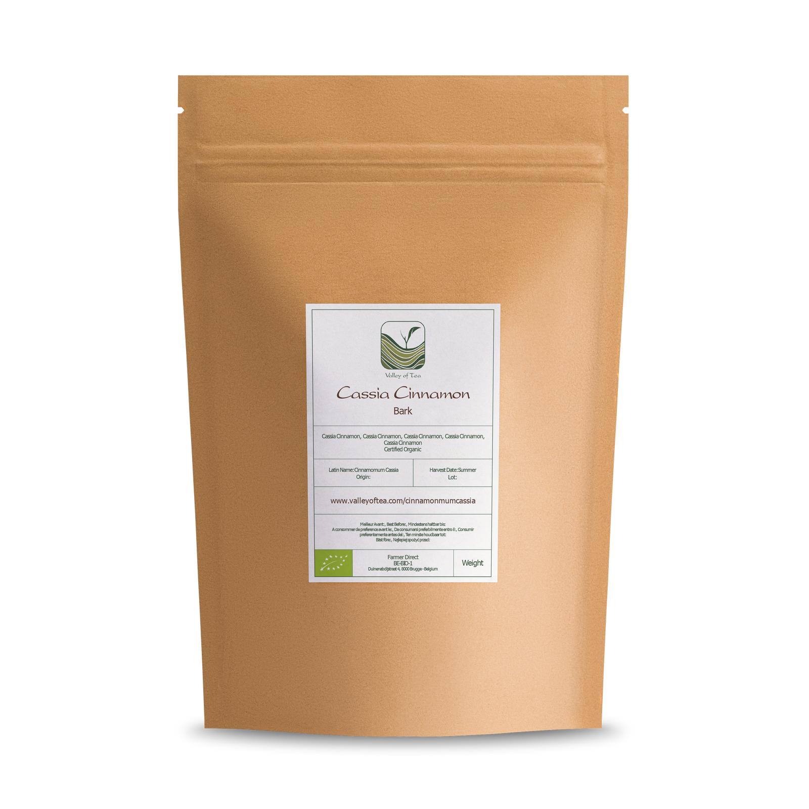 Cassia Cinnamon Organic Quality - CinnamomumCassia 200g