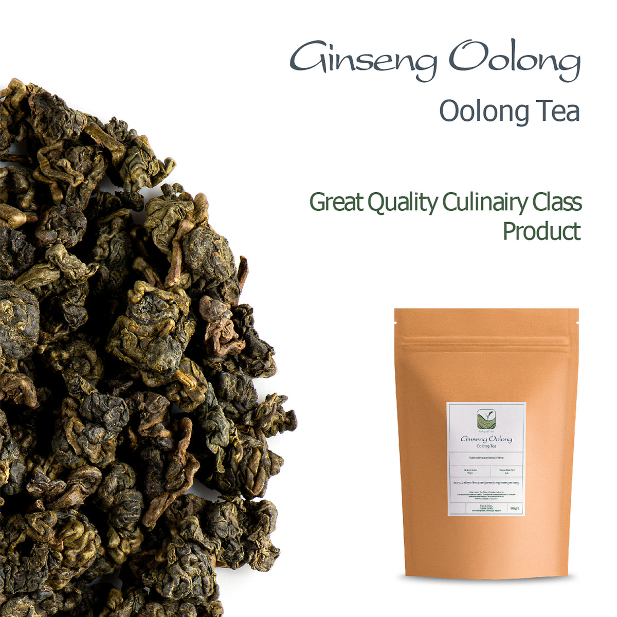 Ginseng Oolong Tea Ren Shen - Lan Gui Ren - Imperial Ginseng